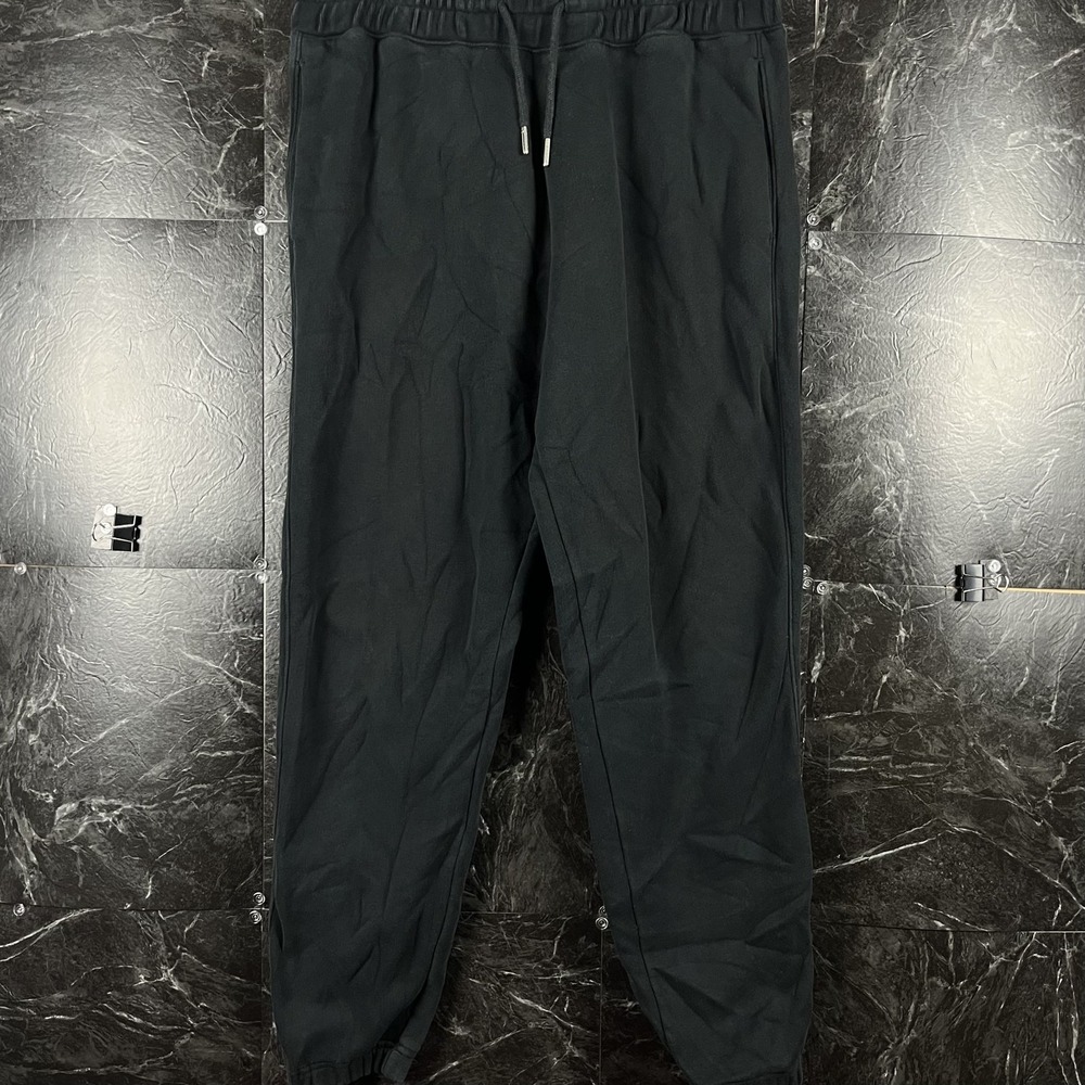 Abercrombie&Fitch Men's Black Soft A&F Fleece Sweatpants Jogger Medium